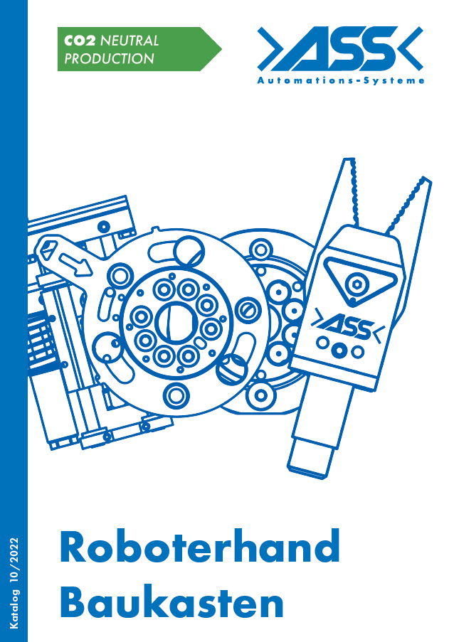 Über 150 neue Produkte auf einen Schlag! Neuer ASS Katalog Roboterhand Baukasten 2022